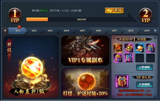 VIP特权